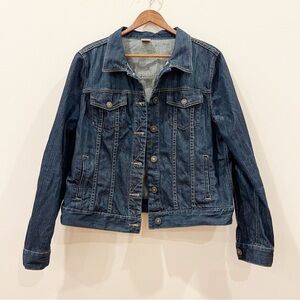 Vintage Canyon River Blues Denim Trucker Jacket Womens Medium Blue Jean